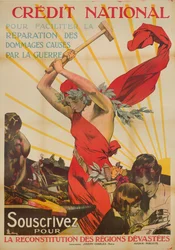 クレジットナショナル-1920年頃の荒廃した地域の再建を申し込む